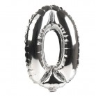 Nafukovací číslice 0-9 stříbrná