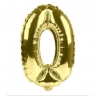 Nafukovací číslice "0" zlatá