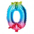 Balonek nafukovací číslo 0 duhový