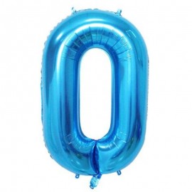 Foliový balonek 0 - modrý