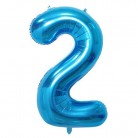 Foliový balonek 2 - modrý