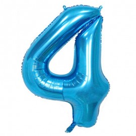 Foliový balonek 4 - modrý