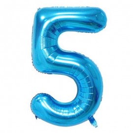 Foliový balonek 5 - modrý
