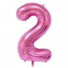 Foliový balonek 2 - růžový