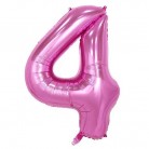 Foliový balonek 4 - růžový
