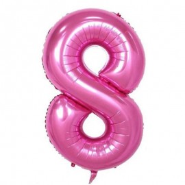 Foliový balonek 8 - růžový