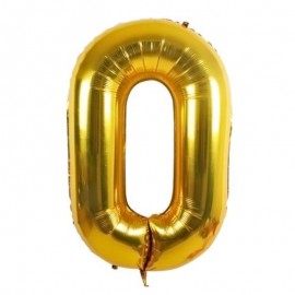 Foliový balonek 0 - zlatý