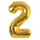 Foliový balonek 2 - zlatý