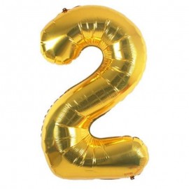 Foliový balonek 2 - zlatý