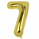 Nafukovací číslice "7" zlatá