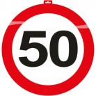 Dekorace dopravní značka 50 let - průměr 48cm