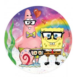 Jedlý papír na dort Sponge Bob 20cm - Dekora