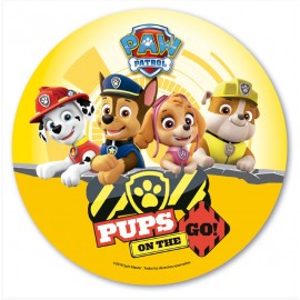 Jedlý papír Paw patrol pups on the GO! 20 cm