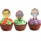 Jedlý papír zápich na dort Halloween 20 ks