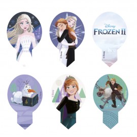 Jedlý papír zápich na dort Frozen 20 ks