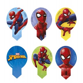 Jedlý papír zápich na dort Spiderman 20 ks