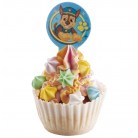 Jedlý papír zápich na dort Tlapková patrola 20 ks