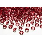 Dekorační diamant červený 100 ks 1,2 cm