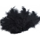 Pštrosí peří délka 9-16 cm č.8 černá