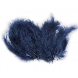 Pštrosí peří délka 9-16 cm č.33 modrá delta