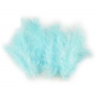 Pštrosí peří délka 9-16 cm č.32 modrá poměnková