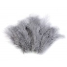 Pštrosí peří délka 9-16 cm č.27 šedá