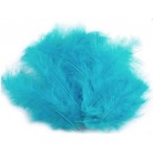 Pštrosí peří délka 9-16 cm č.13 tyrkysová