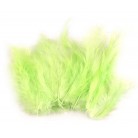 Pštrosí peří délka 9-16 cm č.30 zelená světle