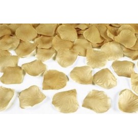 Okvětní lístky růže zlaté 100 ks