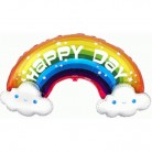 Foliový balónek duha Happy day