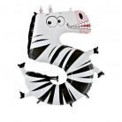 Balón foliový Zebra 35 cm 5 (NELZE PLNIT HELIEM)