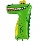Balón foliový Krokodýl 35 cm 7 (NELZE PLNIT HELIEM)
