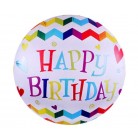 Nafukovací balónek velký Happy Birthday č.1