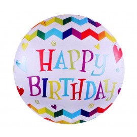 Nafukovací balónek velký Happy Birthday č.1