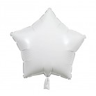 Foliový balonek hvězda bílá