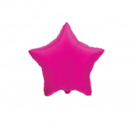 Foliový balonek hvězda světlejší růžová