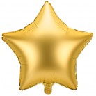 Foliový balonek hvězda zlatá
