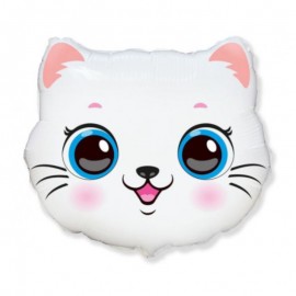 Foliový balónek kočička 51x55 cm