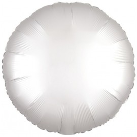 Foliový balonek kruh bílý
