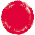 Foliový balonek kruh červený