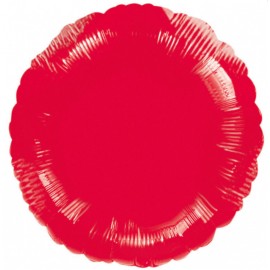 Foliový balonek kruh červený