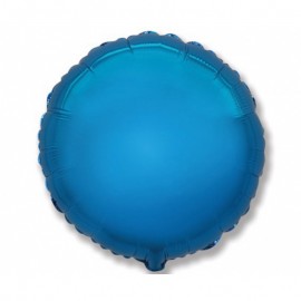 Foliový balonek kruh modrý