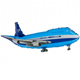 Foliový balónek modré letadlo