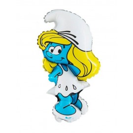 Mini foliový balónek Šmoulinka