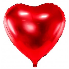 Foliový balonek srdce červené