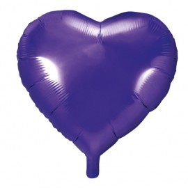 Foliový balonek srdce fialové