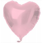 Foliový balonek srdce světle růžové