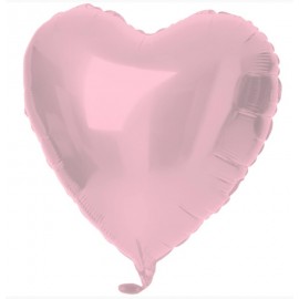 Foliový balonek srdce světle růžové