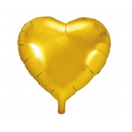 Foliový balonek srdce zlaté