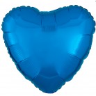 Foliový balonek srdce modrý